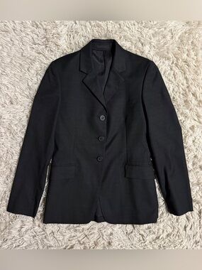 Child’s 16R Black RJ Classics Nora Grey Label Horseback Riding Show Coat